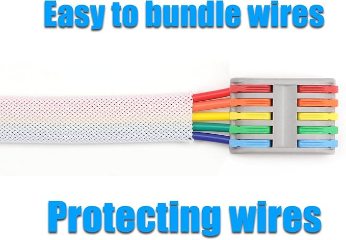 25ft PET Expandable Braided Cable Sleeve 3/8inch Pet Braided Cable Sleeve - Image 6