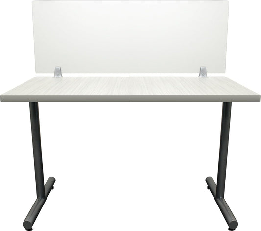 OBEX Frosted Acrylic Desk Mounted Privacy Panel, 18" x 36", Frosted