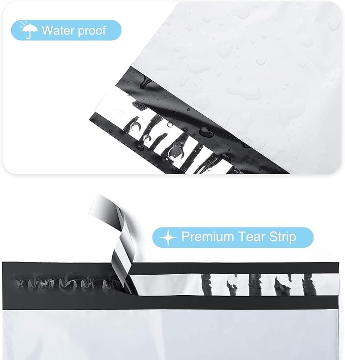 Fuxury 1200 Pcs 24x24" Poly Mailers, Waterproof Mailing Envelopes - Image 3
