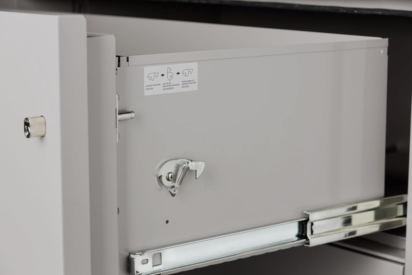 31 inch 2-Drawer Vertical Fireproof File Cabinet – Legal and Letter Size Filing – Key Lock – Water Resistant Seal – Fire and Impact Rated – Light Gray Finish – Model LGL2W31LG