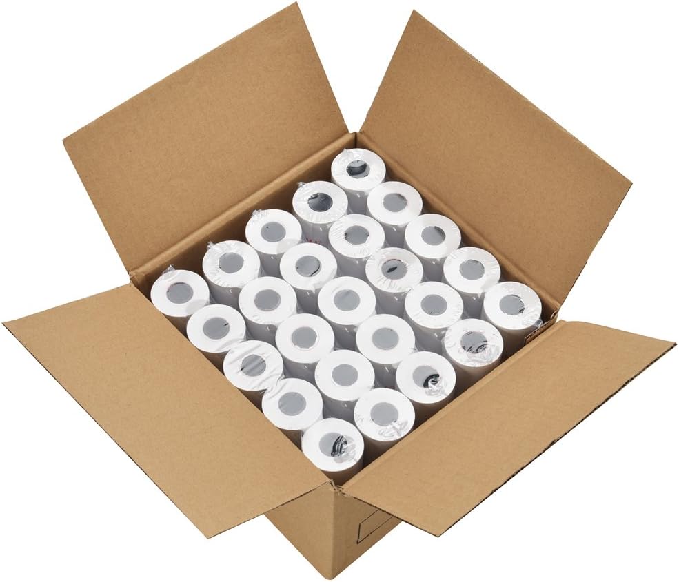 MFLABEL 50 Rolls 2 1/4" x 165' Thermal Paper Cash Register POS Receipt Paper