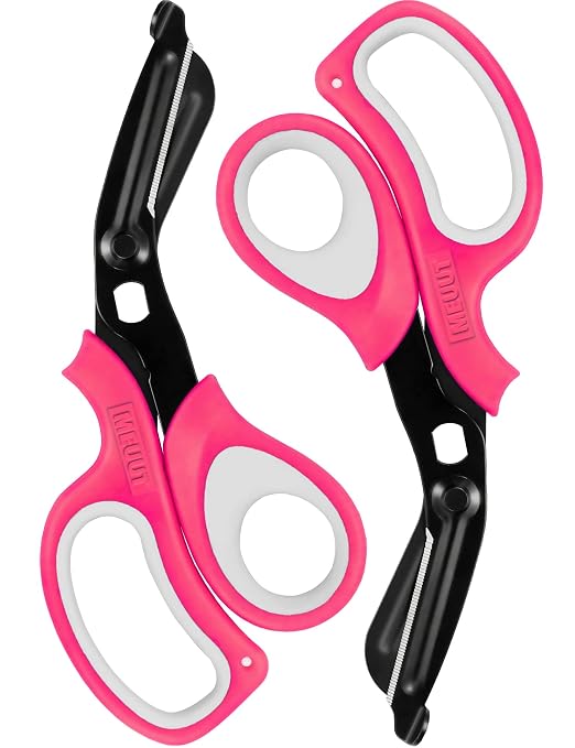 MEUUT 2 Pack Medical Scissors Trauma Shears -8 inch Patented Bandage Scissor by MEUUT