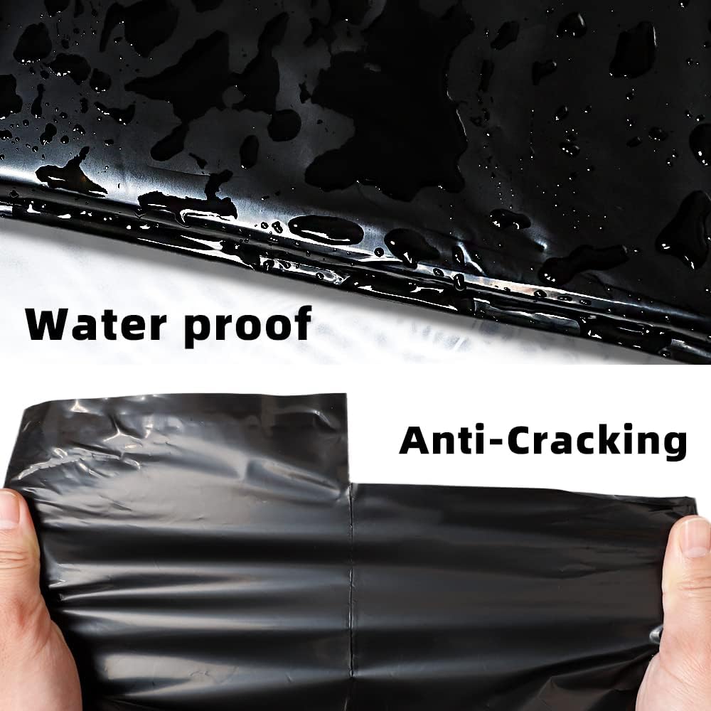 POLYSELLS 100 pcs 19x24 Inches Black Poly Mailers Shipping Envelopes, Strong Adhesive Sealing, Waterproof, and Tear-resistant Postal Mailing Bags for Clothing, Books, and Accessories
