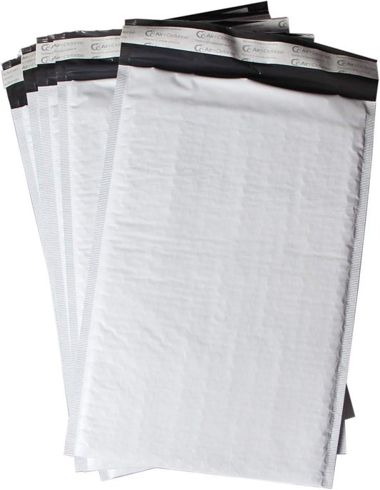 50/100/200/300/400/500 pcs #6 12.5x19 Poly Bubble Padded Envelopes Mailers Shipping Bags AirnDefense (500)