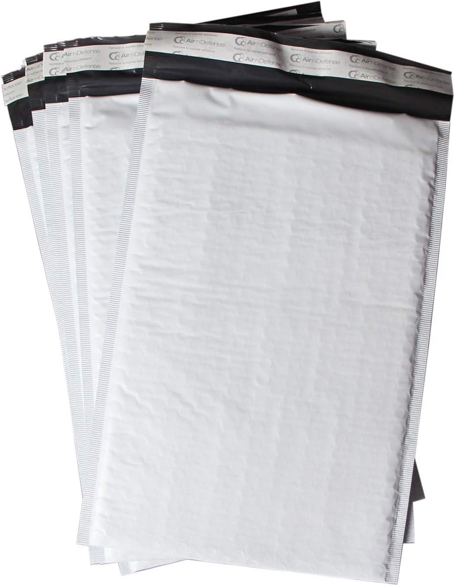 50/100/200/300/400/500 pcs #6 12.5x19 Poly Bubble Padded Envelopes Mailers Shipping Bags AirnDefense (200)