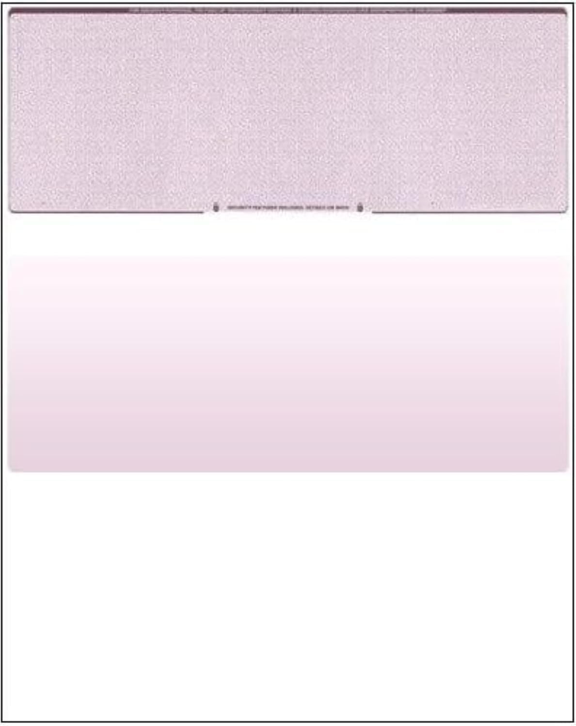 Compuchecks Check on Top Blank Check Paper - 500 Pack, Quick-Books & Laser Printer Compatible - Security Business Checks with Voucher - 8.5" x 11" Burgundy Diamond