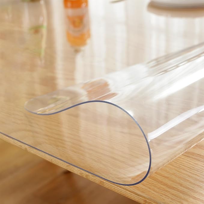 LovePads Clear Table Cover Protector, 54 x 120 Inch 2mm Thick Plastic Table - Image 8