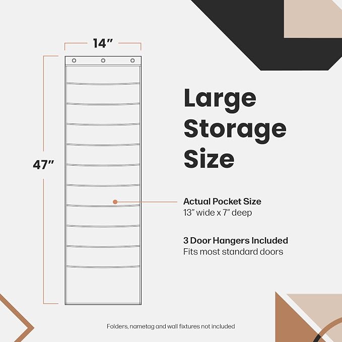 Black Pocket Chart for Classroom - Image 6