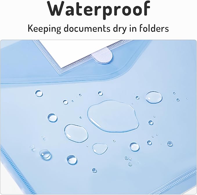 Forvencer Binder Pocket, 24 Pack Super Heavyweight Plastic Folders - Image 7