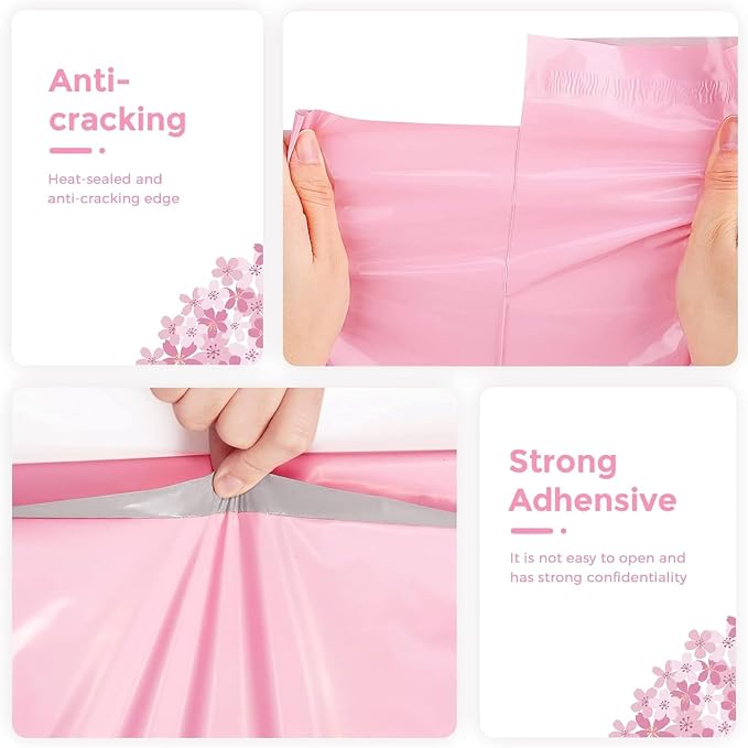 Fuxury 10x13" Poly Mailers 500 Pack Bulk, Shipping Bags - Image 6