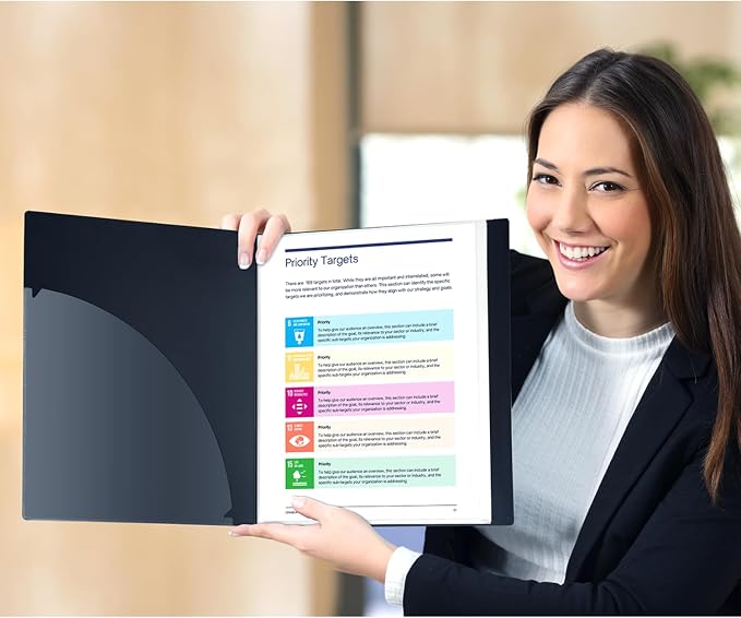 Dunwell 12-Pocket Presentation Binder - Image 6