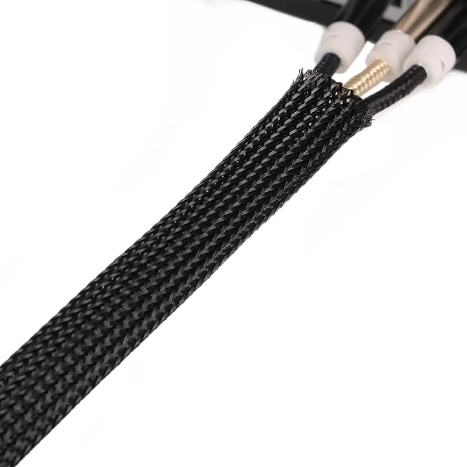 25ft PET Expandable Braided Cable Sleeve 3/8inch Pet Braided Cable Sleeve - Image 8
