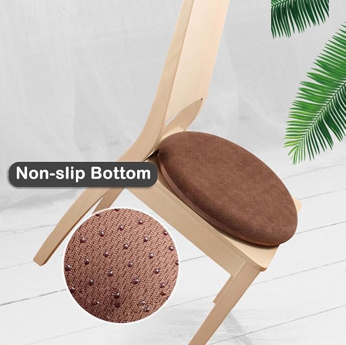 Sigmat Memory Foam Seat Cushion Anti-Slip Soft Round Stool Cushion Chair Pad 15 - Image 8