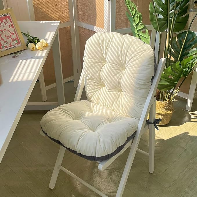 Gray Chair Cushion with Removable Cover - Image 3