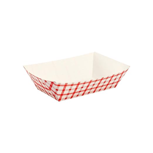 Karat Paper Food Trays Disposable Sturdy Food Boats, Leak Resistant | Ideal by Karat