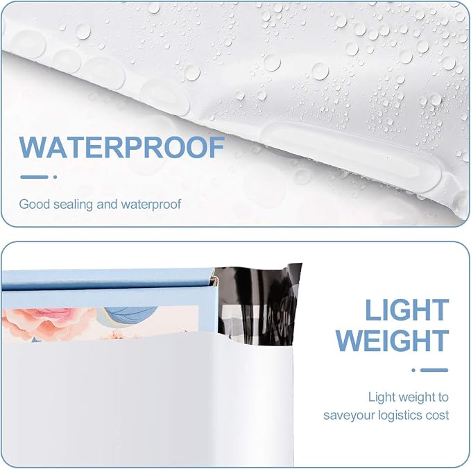 Metronic 1000Pack White Poly Mailers 9x12 Shipping Bags Envelopes - Image 4