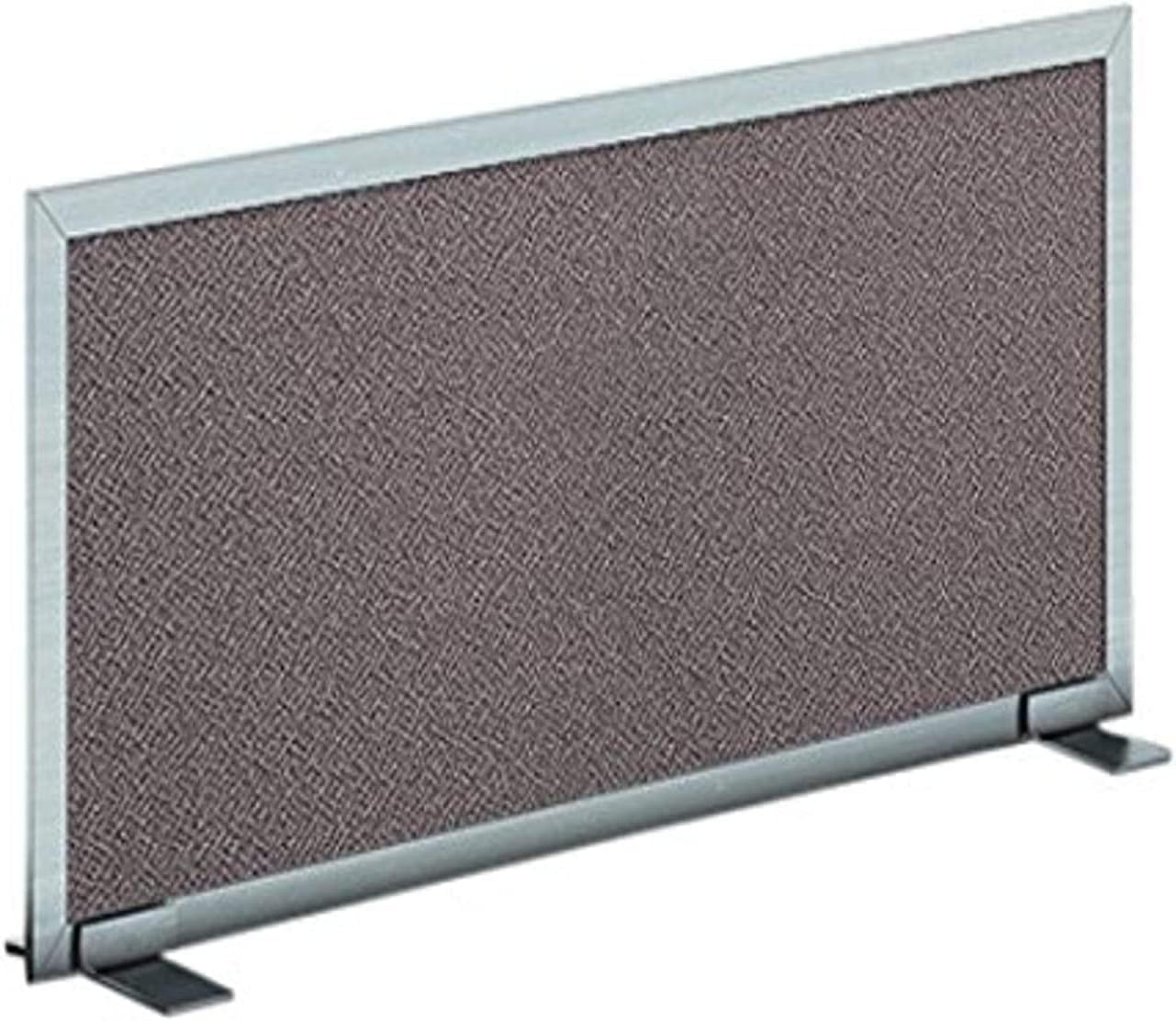 OBEX Acoustical Free Standing Privacy Screen, Cubicle Accessories Desk Privacy Panel, Desk Dividers for Office, Office Furniture Partitions Portable Sound Proof Dividers, 24" x 60", Slate