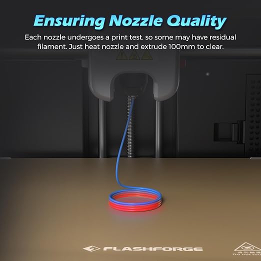 FLASHFORGE Adventurer 5M Nozzle, 0.4mm 280℃ High Flow 32mm³/s Nozzle - Image 3
