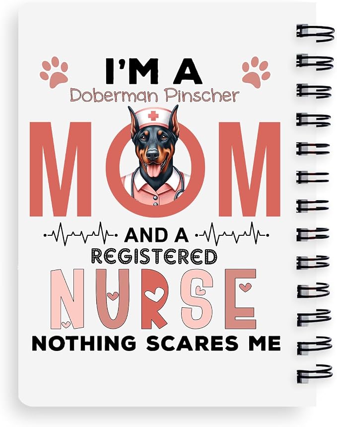 Ninety3POD I'm a Doberman Pinscher Mom and a Registered Nurse Nothing Scares Me - Image 2