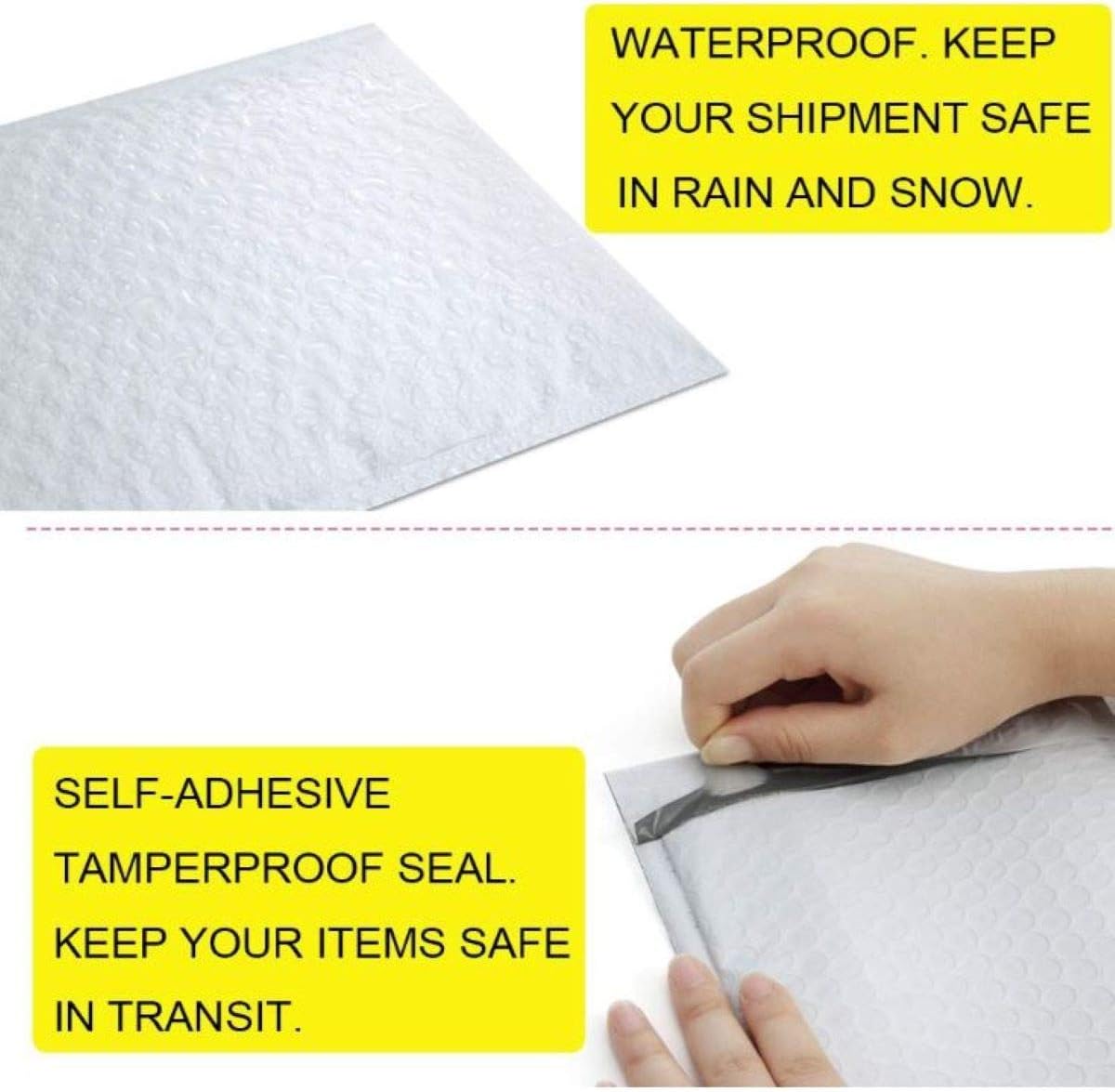 Secure Seal #4 9.5x14.5 Poly Bubble Mailers | Padded Shipping Envelope Mailers (Pack of 100)