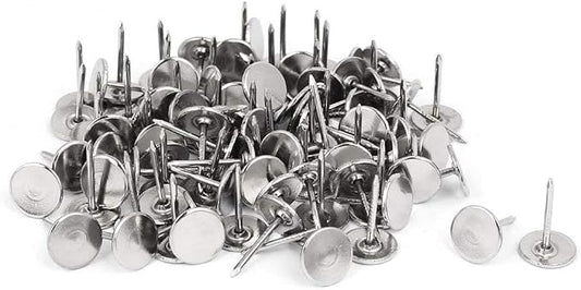 200Pcs Flat Head Upholstery Tacks Home Furniture Decor Tack Upholstery Nails by SSYDIEN
