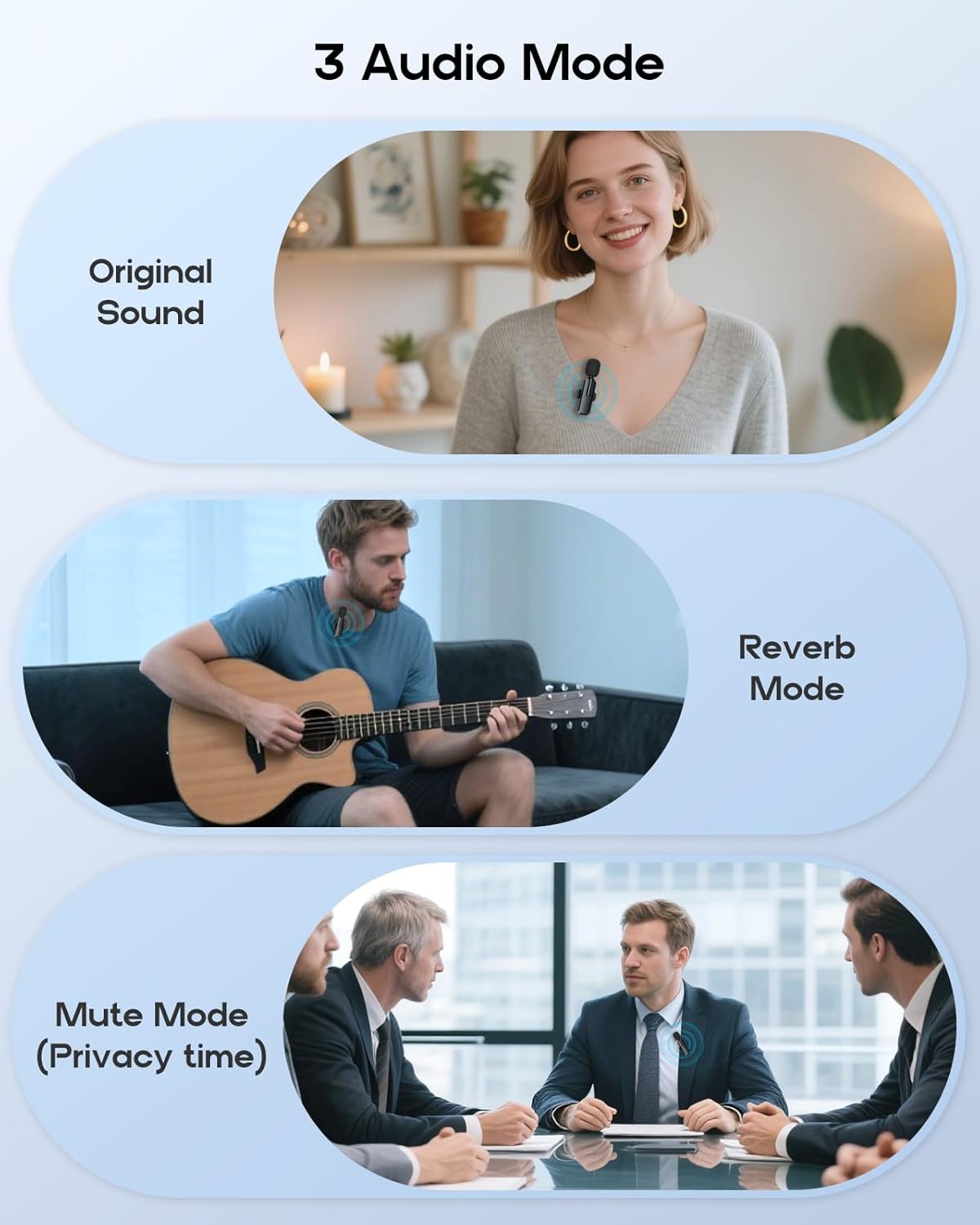 Wireless Mini Microphone for iPhone - Lavalier Bluetooth Microphone for Video Recording, 2 Pack Noise Reduction Clip-on Mini Lapel Mic for Tiktok YouTube Vlog Lives Podcast(iPhone 14 & Below)