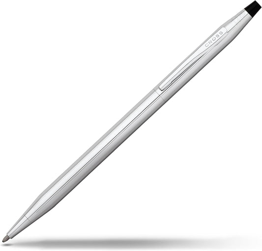 Cross Classic Century Refillable Ballpoint Pen Presented in a Luxury Gift Box - Medium Point, Black Ink, Lustrous Chrome