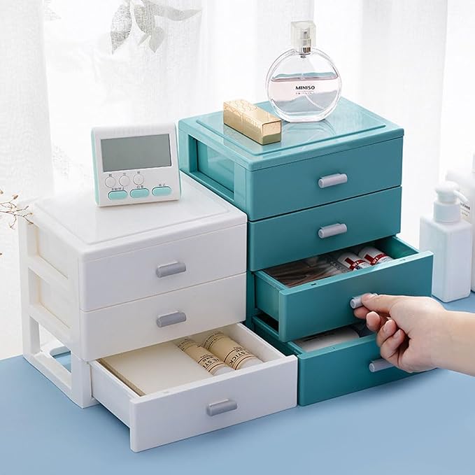 Stackable Desk Organizer, Countertop Storage Drawer Organizer - Image 5