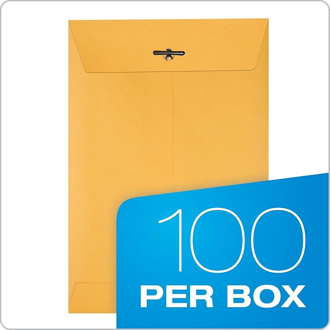 Quality Park 6-1/2 x 9-1/2 Clasp Envelopes, Clasp and Gummed Closures - Image 4