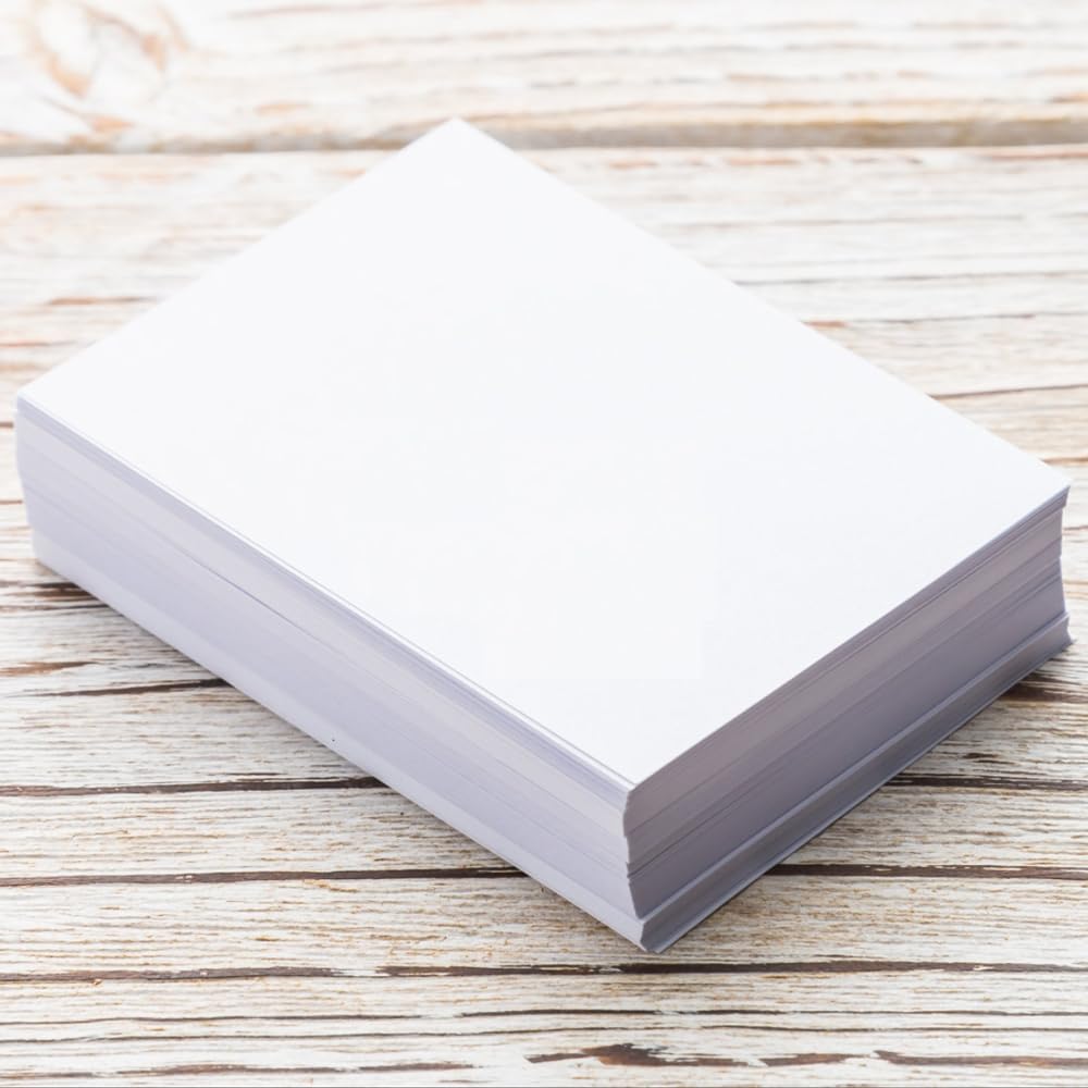 11" x 17" Blank Print Paper, 45Sheets/90Pages Blank Loose-Leaf Paper, DIY Template Printing in Office, 100gsm Blank Paper