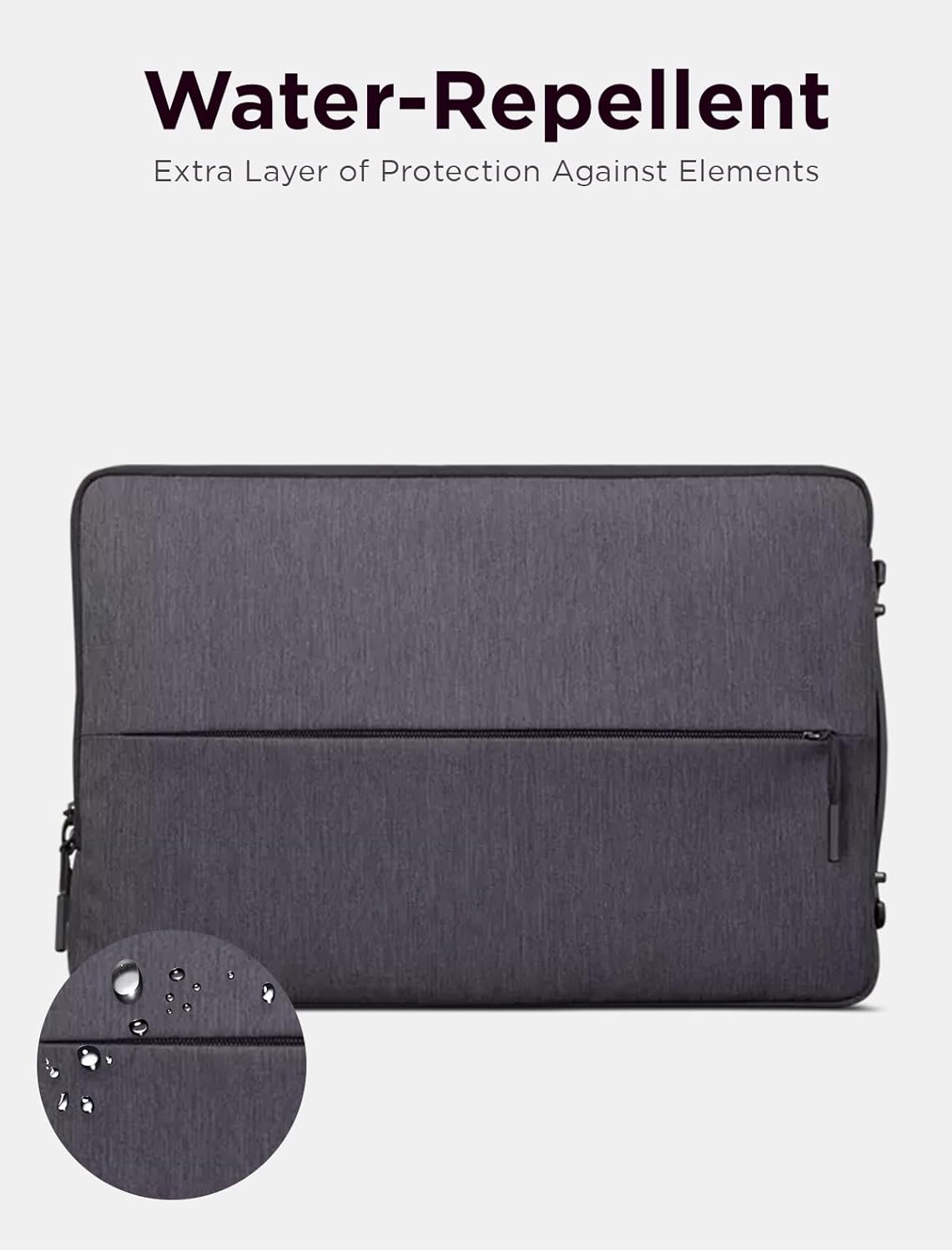 Lenovo Precision Pen 2 (Laptop) – USB-C Charging – Tilt Recognition & Urban Laptop Sleeve 14 Inch for Laptop/Notebook/Tablet Compatible with MacBook Air/Pro Water Resistant, Iron Grey
