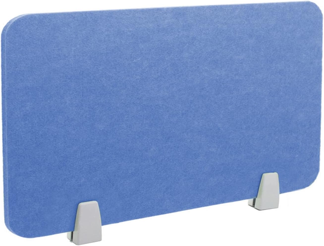 Icegrey Acoustic Desk Divider Privacy Panel Removable Sound Absorbing Desk Partition Board with 2 Clips for Student Call Centers Offices Braries Classrooms Library, Light Blue, 15.6x15.6