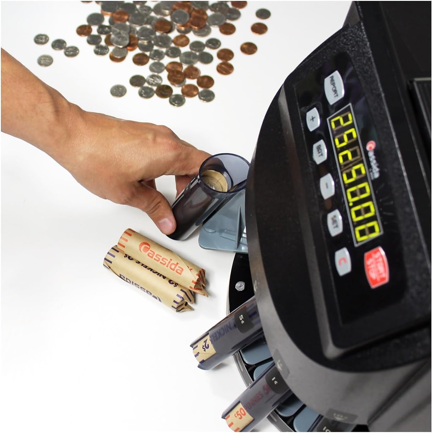 Cassida C200CAD Canadian Coin Counter/Sorter/Roller