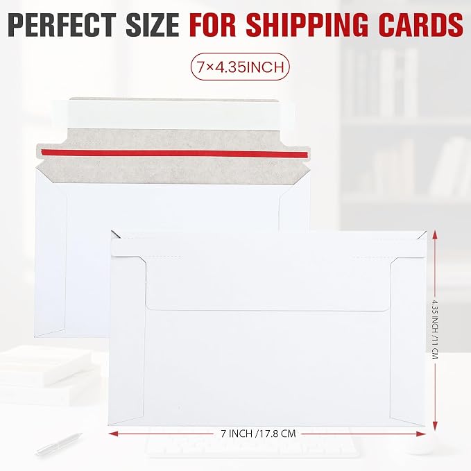 240 Pack Rigid Mailers, Perfect Size Shipping Envelopes - Image 2