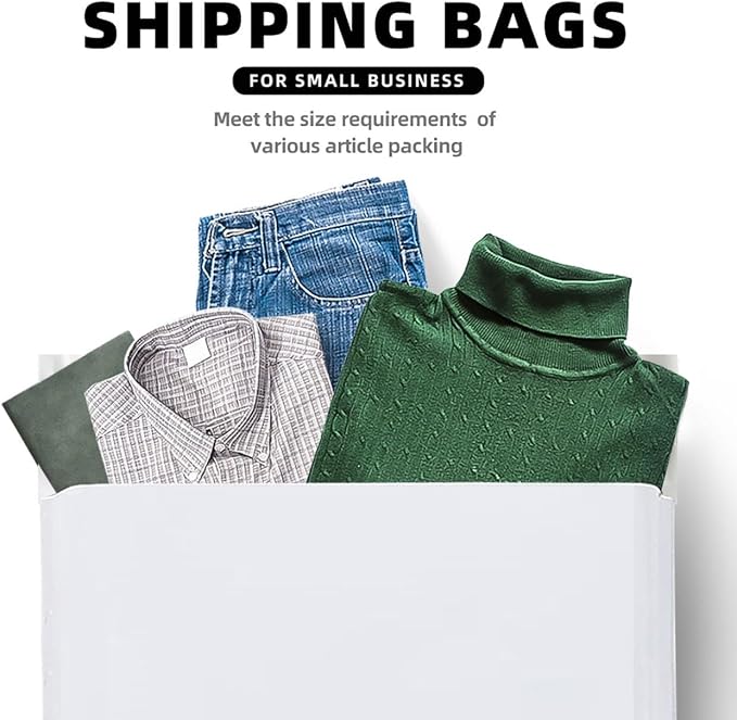 POLYSELLS 200 pcs 9x12 Inches White Poly Mailers Shipping Envelopes, Strong - Image 6