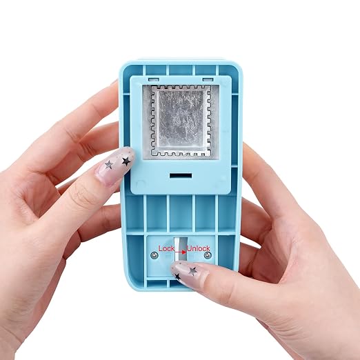 BAOFALI 2Pcs/Set Stamp Puncher 1.25x1.5inch &1x0.8inch Rectangular Postage - Image 8
