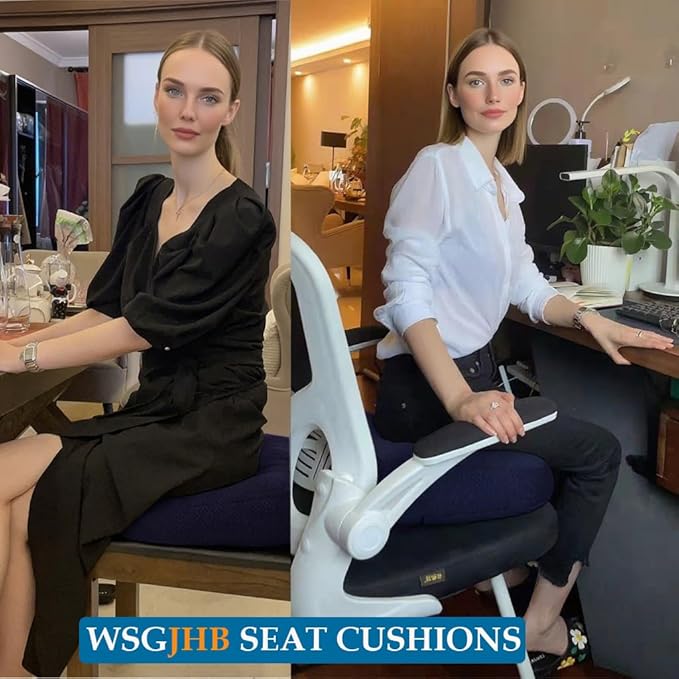 WSGJHB Large Seat Cushion, Extra Thick Booster Seat Cushions Long Sitting | - Image 2