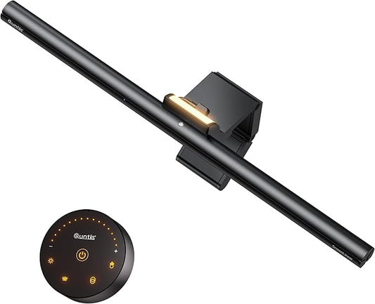 Quntis Monitor Light Bar with Remote, 16.7'' Eye Care No Glare Computer Light by Quntis