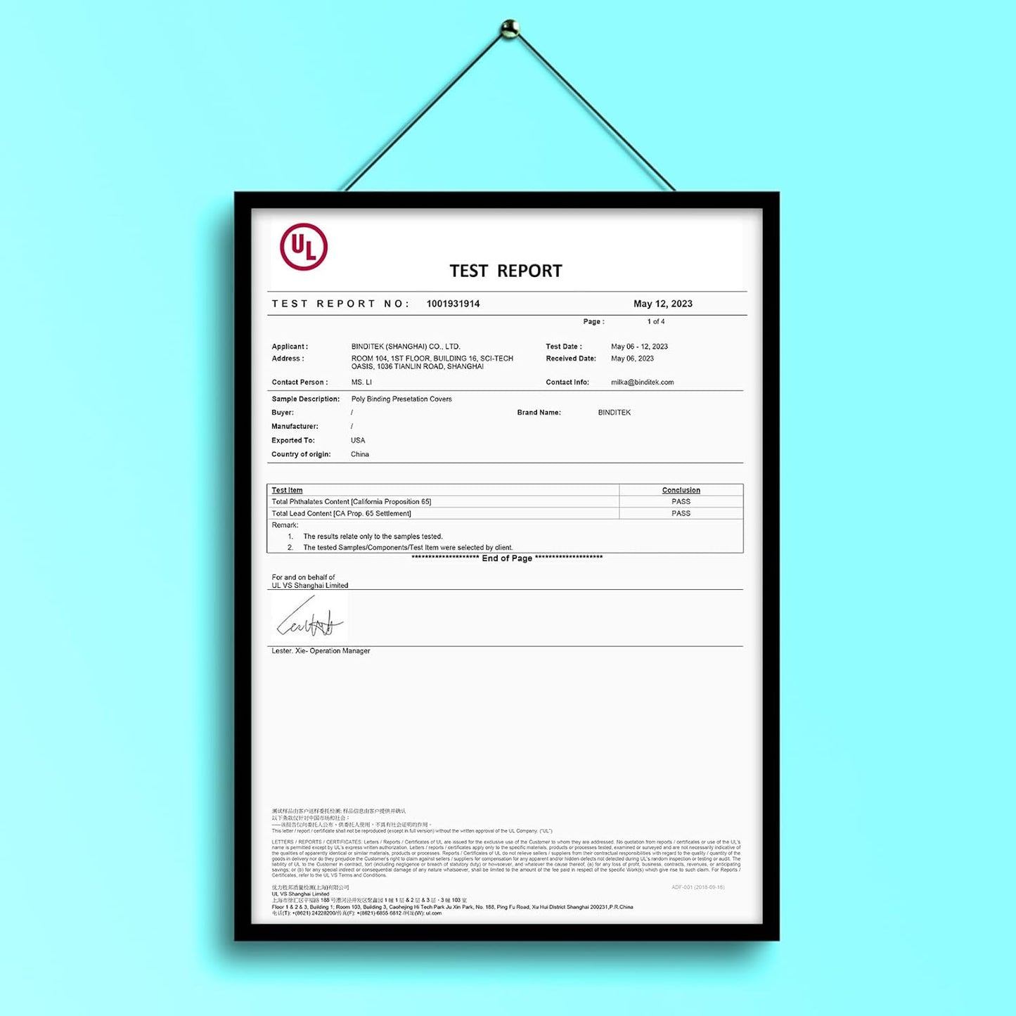Binditek 50 Pack 15 Mil Frosted Polycovers, Semi-Transparent, 8-1/2 x 11 Inches, Lightly Textured Sand Finish, Square Corners, Unpunched Binding Covers, Office Supplies