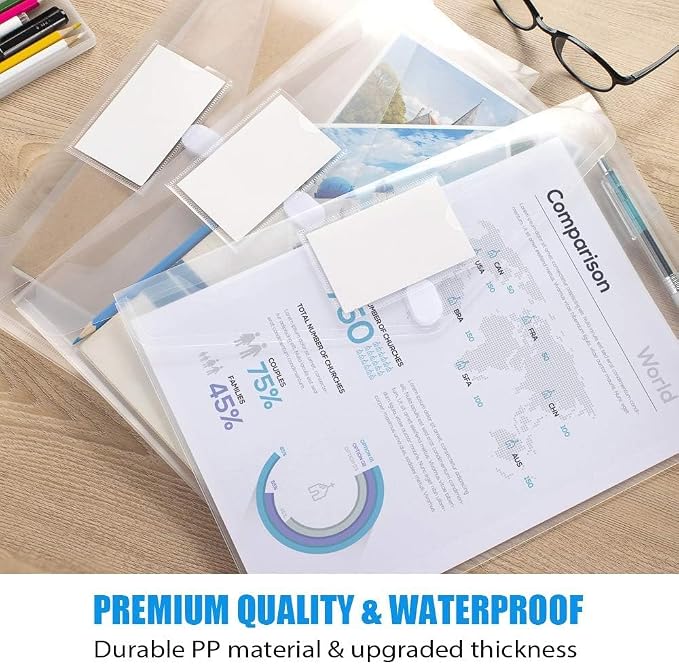 Sooez 5 Pack Plastic Envelopes Poly Envelopes - Image 5