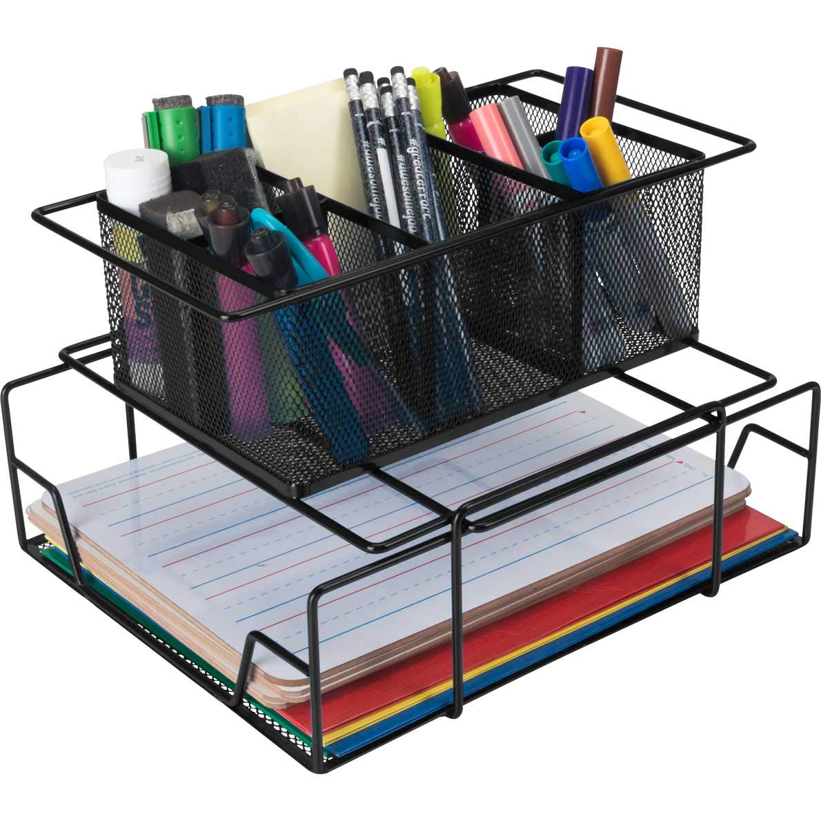 Really Good Stuff Group Materials Caddy (Black)