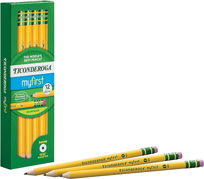 Ticonderoga My First Wood-Cased Pencils, Pre-Sharpened, 2 HB - Image 5