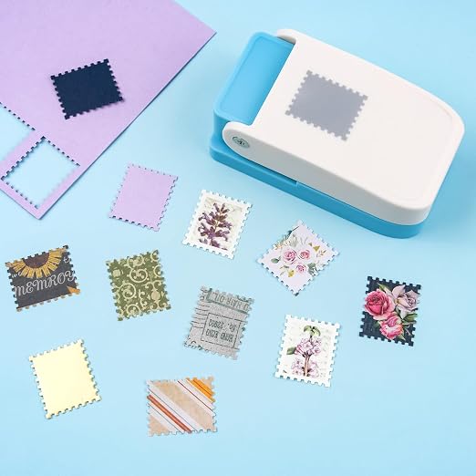 Stamp Punch, Stamp Cutter, 1x0.8inch Rectangle Postage Stamps Paper Punches - Image 4