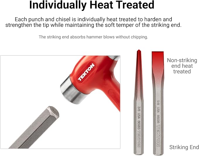TEKTON 3/16 Inch Roll Pin Punch | 66066 | Made in USA - Image 3