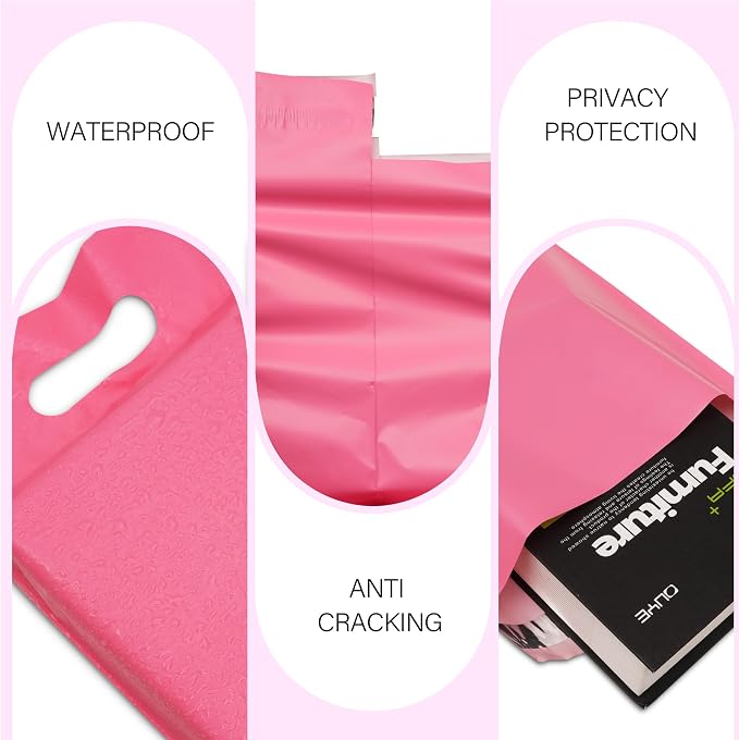 Poly Mailers 12x15.5 inch 50 Pcs, Upgrade Design Tamper Proof Mailers Poly Bags - Image 4