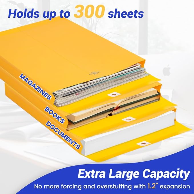 Expandable Large Manilla Envelopes 10x13 - Image 3
