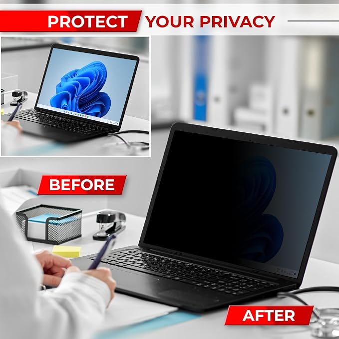 SightPro 15.6 Inch 16:9 Laptop Privacy Screen Filter - Image 8