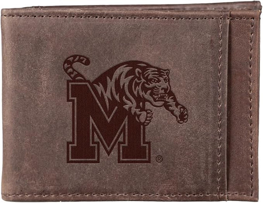 Team Sports America NCAA University of Memphis Front Pocket Slim Wallet by TeamSportsAmerica