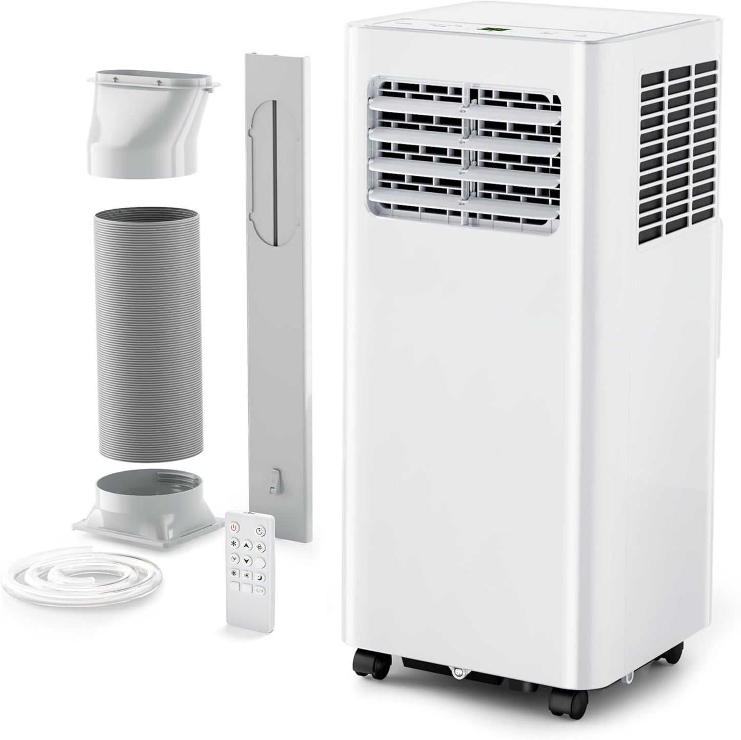 EUHOMY 10000 Btu Portable Air Conditioners, 4 in 1 Portable AC with Cool, Dry, Fan, Sleep Modes, Room Air Conditioners with 52dB & 24H Timer, with Remote, for Bedroom, Rooms, Apartment up to 450 Sq.Ft