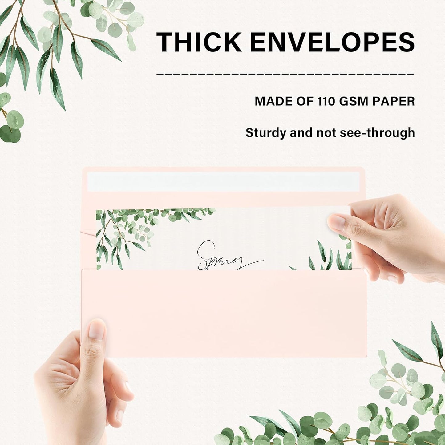 200 Pack #10 Colored Envelopes Letter Size, Colorful Business Envelopes Self Seal for Business, Invoices, Letter Mailing, Office Checks, 4 1/8 x 9 1/2 Inches